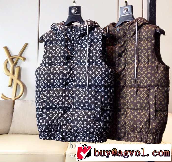 2色可選 秋冬ファッションコーディネート ルイ ヴィトン 最新トレンドコーデおすすめ LOUIS VUITTON 最重要！2019秋冬トレンド  メンズ ダウンジャケット