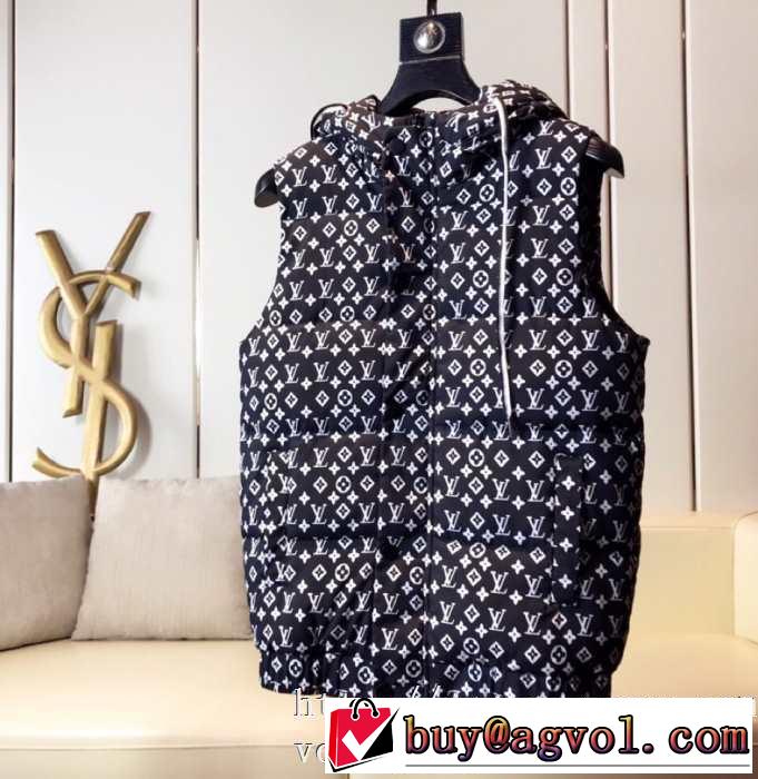 2色可選 秋冬ファッションコーディネート ルイ ヴィトン 最新トレンドコーデおすすめ LOUIS VUITTON 最重要！2019秋冬トレンド  メンズ ダウンジャケット