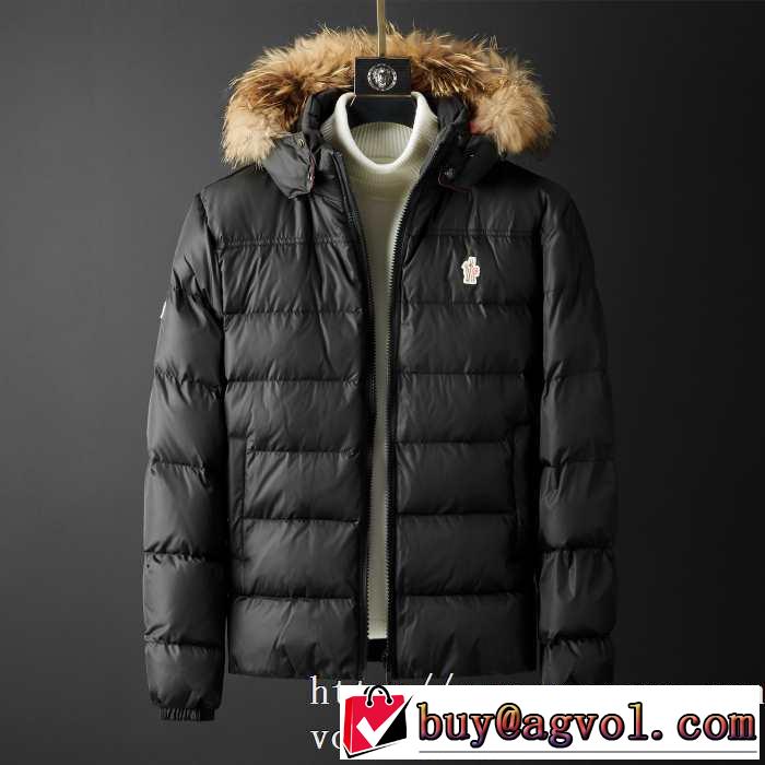 メンズ ダウンジャケット 2色可選 秋服コーデ2019年版 モンクレール 大胆なチェックの人気トレンド MONCLER 秋にはやる最新作を先取り