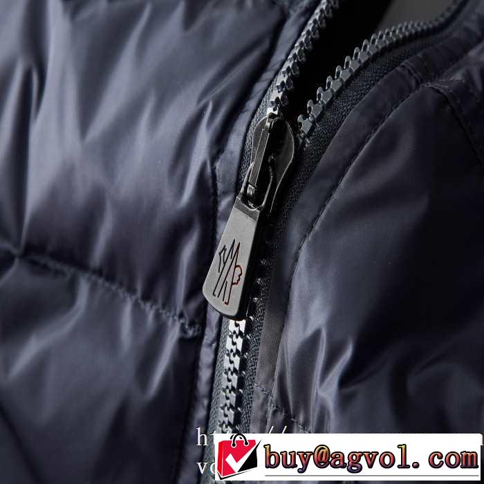 メンズ ダウンジャケット 2色可選 秋服コーデ2019年版 モンクレール 大胆なチェックの人気トレンド MONCLER 秋にはやる最新作を先取り