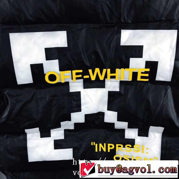 2色可選 Off-White オフホワイト 2020秋冬流行ファション  最高にCOOL秋冬新作 メンズ ダウンジャケット  シンプルに着こなしたい