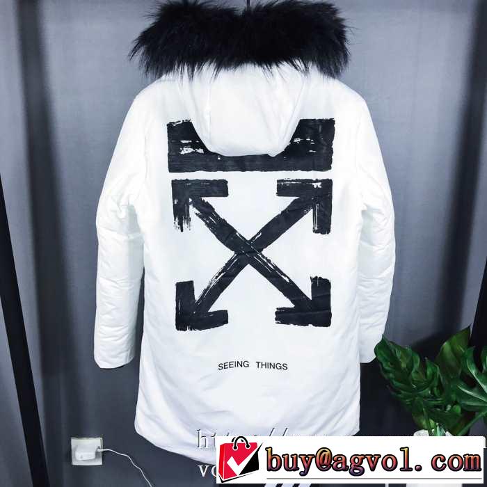 今から取り入れられるトレンド Off-White オフホワイト2色可選 2019秋冬人気色おすすめ メンズ ダウンジャケット 人気ブランドの新作秋冬トレンド