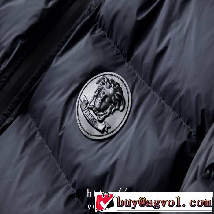 VERSACE 秋にこれがはやりそう ヴェルサーチ 注目の秋ファッション一番  2色可選 メンズ ダウンジャケット 2019秋冬トレンド押さえておきたい