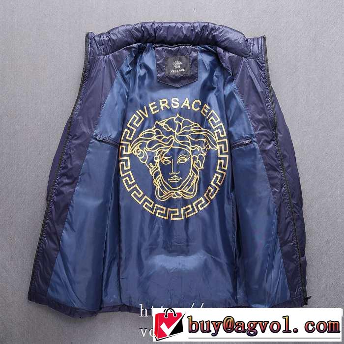 2019秋、イチオシ上品 ヴェルサーチ 新作アイテムが今年流VERSACE メンズ ダウンジャケット 今シーズン注目のアイテム