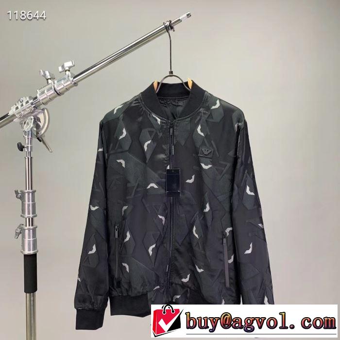 今シーズン注目のアイテム アルマーニ 今年らしいおすすめ新品 ARMANI 2色可選 ハーフコート 2019秋断然ブランド推し 