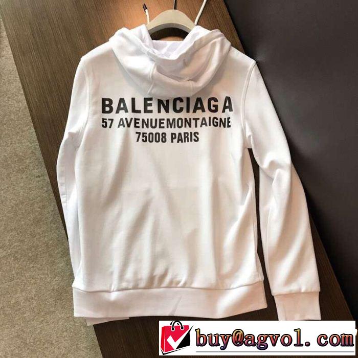 正規品保証19春夏 パーカー バレンシアガ春色の最旬の人気アイテム BALENCIAGA 新商品☆完売必至
