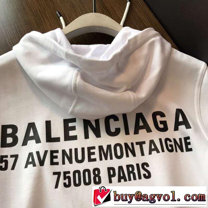 正規品保証19春夏 パーカー バレンシアガ春色の最旬の人気アイテム BALENCIAGA 新商品☆完売必至