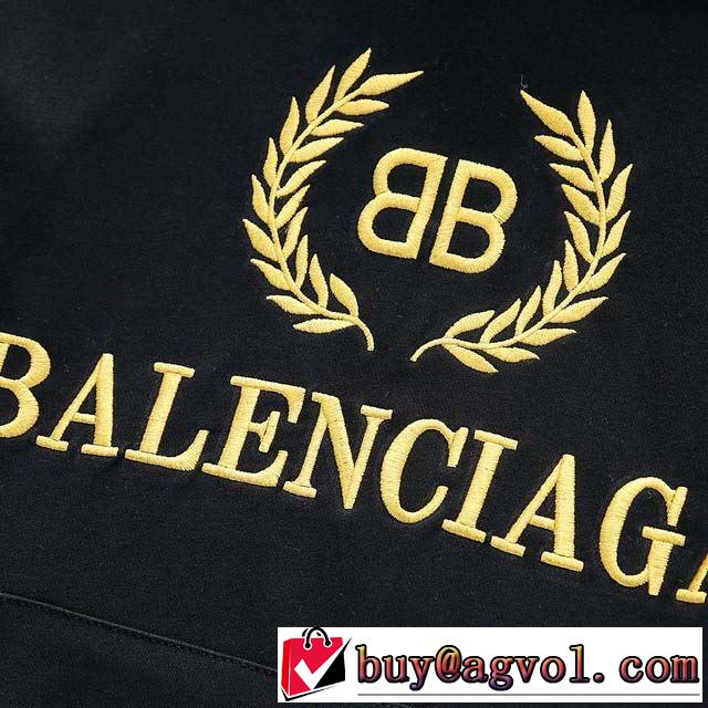 パーカー 2019秋に注目したい バレンシアガ BALENCIAGA ファッショントレンドを早速チェック 2色可選 最高にCOOL秋冬新作