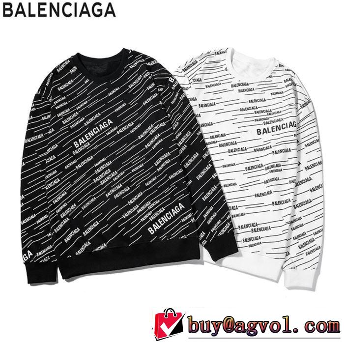 おしゃれに秋を迎えるために バレンシアガ BALENCIAGA 2019トレンドカラー秋冬セール プルオーバーパーカー 2色可選 