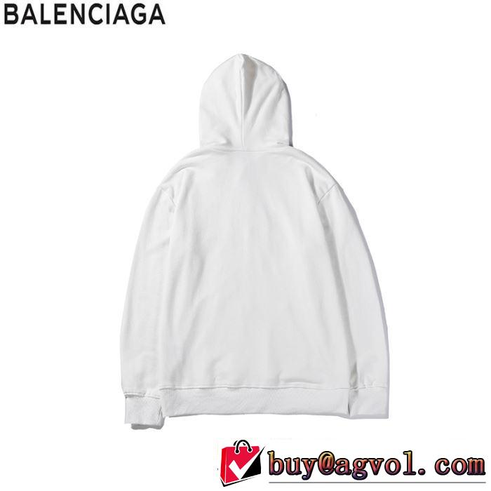 2色可選 秋冬に大注目のカラー 2019秋冬最重要アイテム バレンシアガ BALENCIAGA  カジュアルコーデオシャレ パーカー