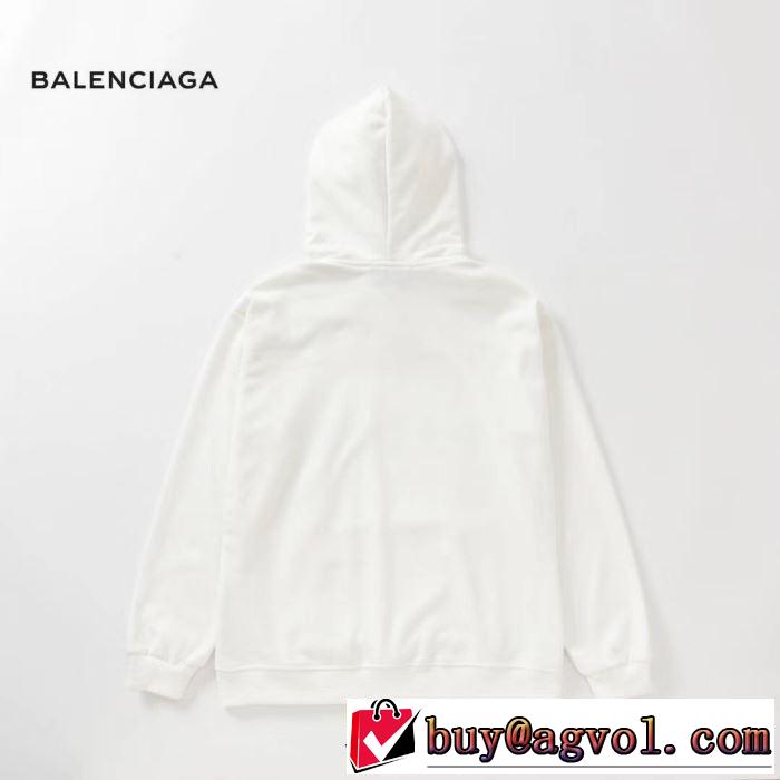 速報！2019年秋ファッショントレンド パーカー バレンシアガ BALENCIAGA 3色可選  大人かわいい秋冬コーデを楽しみ