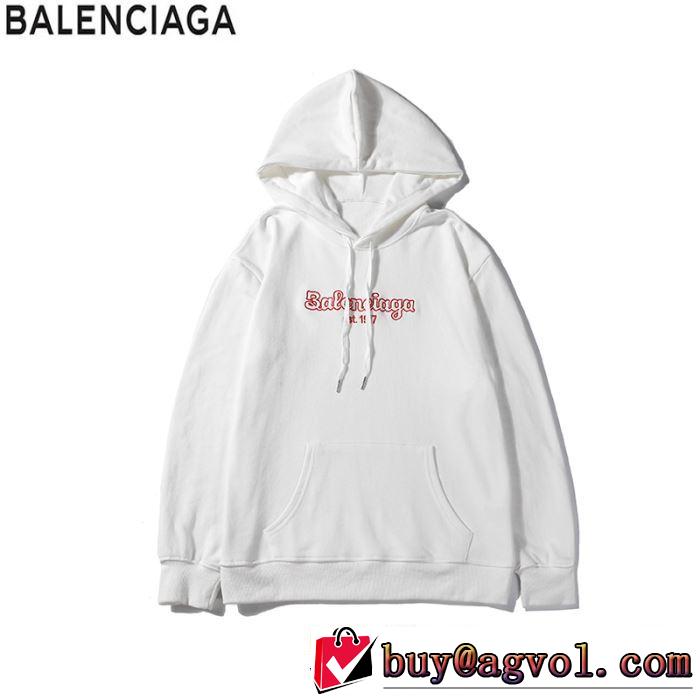 秋冬コーデと相性がいい 2色可選バレンシアガ BALENCIAGA 2019トレンド秋冬おすすめ安い  パーカー 秋冬にお世話になる定番