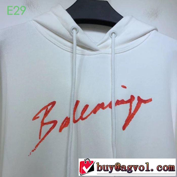 最高にCOOL秋冬新作 バレンシアガ BALENCIAGA 秋冬から人気継続中 最速2019秋冬トレンドブランド パーカー