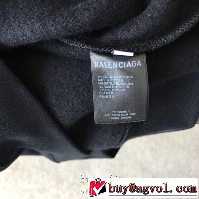 オシャレスタイルが今年流 バレンシアガ BALENCIAGA パーカー 2019-20秋冬トレンドファッション