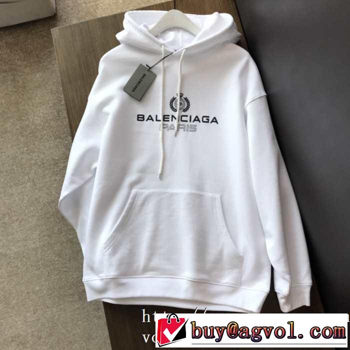 バレンシアガ BALENCIAGA パーカー 2色可選 大胆なチェックの人気トレンド 2020秋冬流行ファション