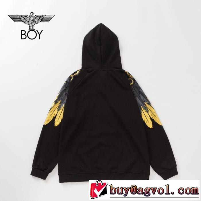 2色可選 ファッション上級者向け ボーイロンドン BOY LONDON 2019秋冬トレンドデザイン パーカー  素敵続くトレンド