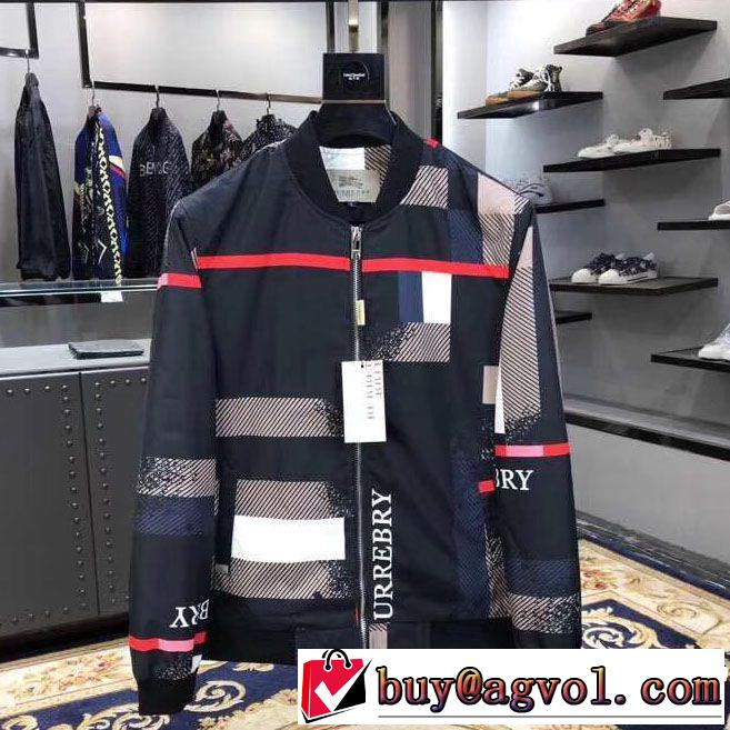  落ち着きのある バーバリー上品なカジュアルコーデに BURBERRY ブルゾン 2019魅力的な新作
