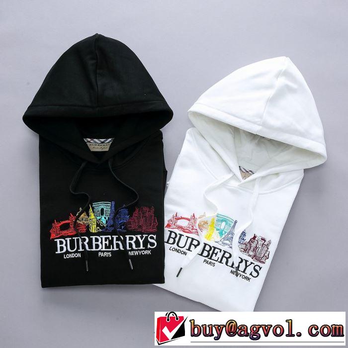 人気の秋冬新作再登場 バーバリー BURBERRY 今年注目すべき秋冬ファッション パーカー 2色可選 2019トレンドアイテム激安