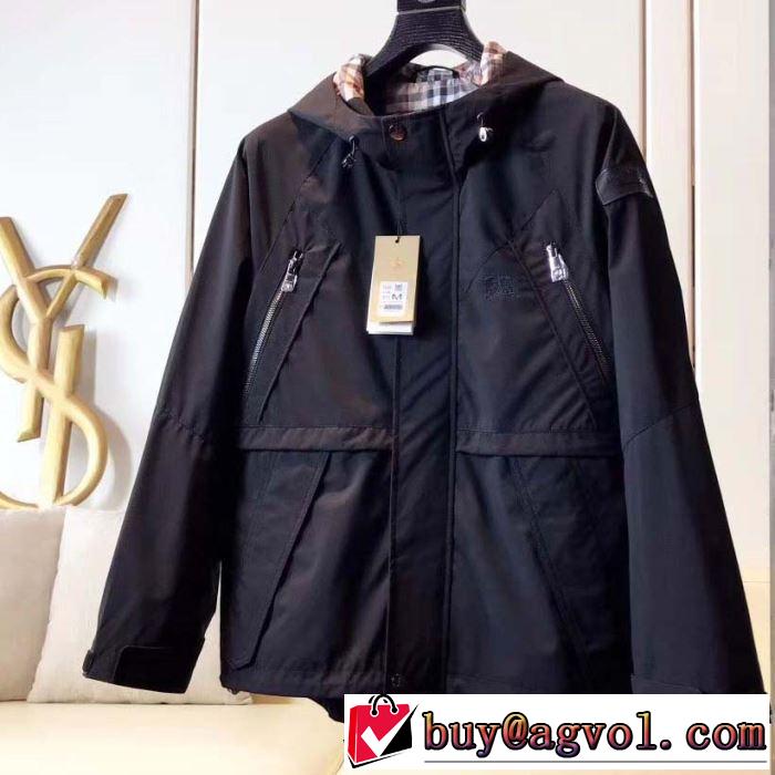 2色可選 とにかく完璧ブランド新作 秋服コーデ2019年版 バーバリー BURBERRY  大胆なチェックの人気トレンドハーフコート