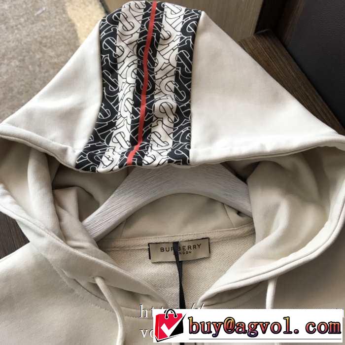 2色可選 パーカー バーバリー BURBERRY 毎日はちょっとイイ秋冬新品 2019秋冬トレンド押さえておきたい