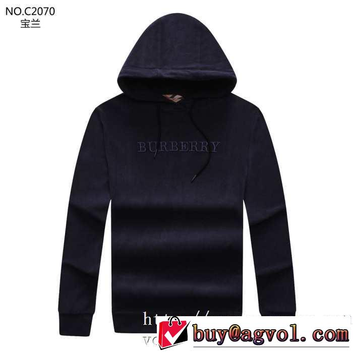 バーバリー BURBERRY パーカー 3色可選 2019トレンド秋冬おすすめ安い 絶妙な大人っぽさと遊び心
