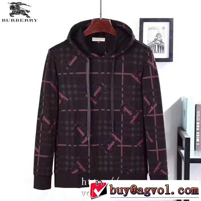着心地もなめらかで快適 速報！2019年秋ファッショントレンド バーバリー BURBERRY パーカー