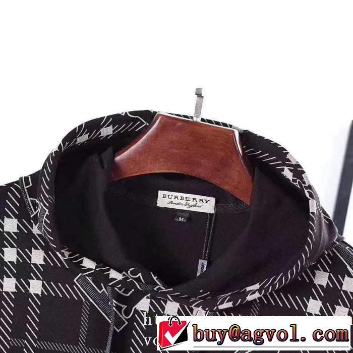 着心地もなめらかで快適 速報！2019年秋ファッショントレンド バーバリー BURBERRY パーカー