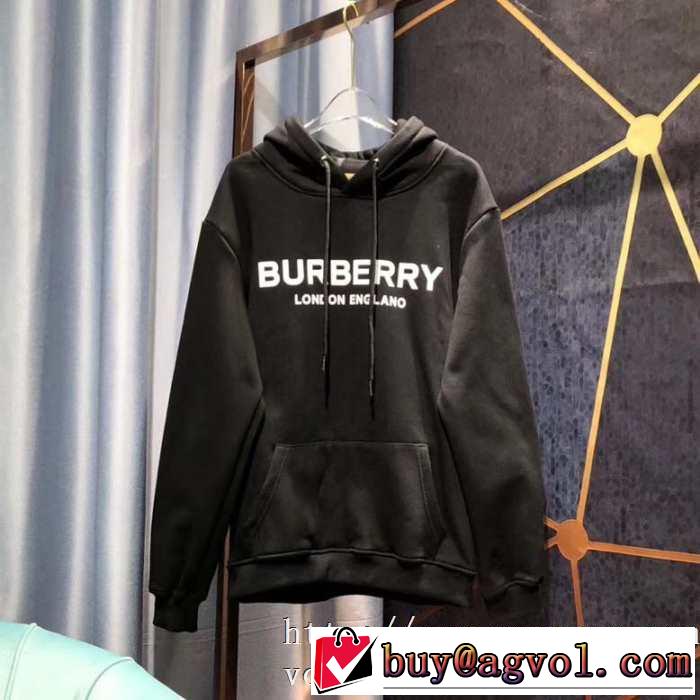 2色可選 プルオーバーパーカー 2019トレンドファッション新品 秋冬もちろん主役級 バーバリー BURBERRY