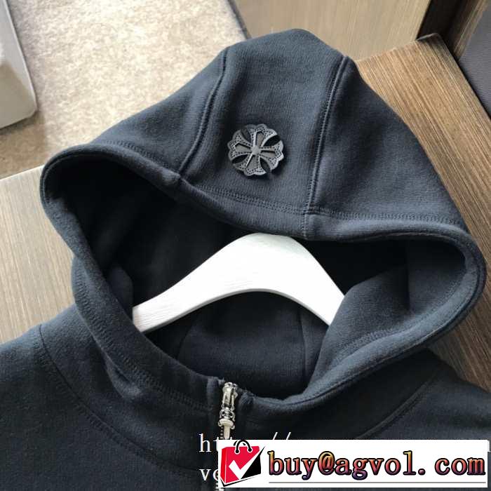 愛用者が多い定番CHROME HEARTS ジップジャケット クロムハーツ スウェット コピー 秋冬おすすめ安い 快適な着心地