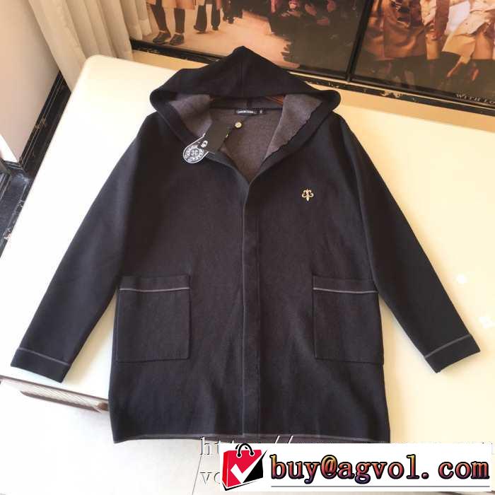 秋冬にピッタリ新作 おすすめ クロムハーツ コートメンズCHROME HEARTS 高級素材絶妙な着こなし カジュアルコーデ