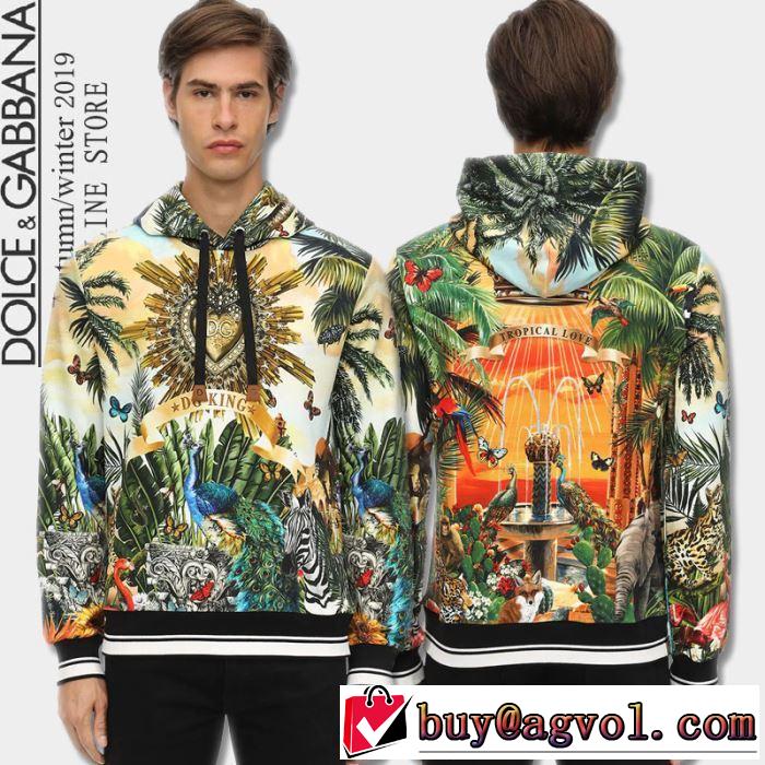 今年注目な新品セール ドルチェ＆ガッバーナ 秋冬とれんど新品目立ち Dolce&Gabbana2019秋冬最重要アイテム  パーカー 