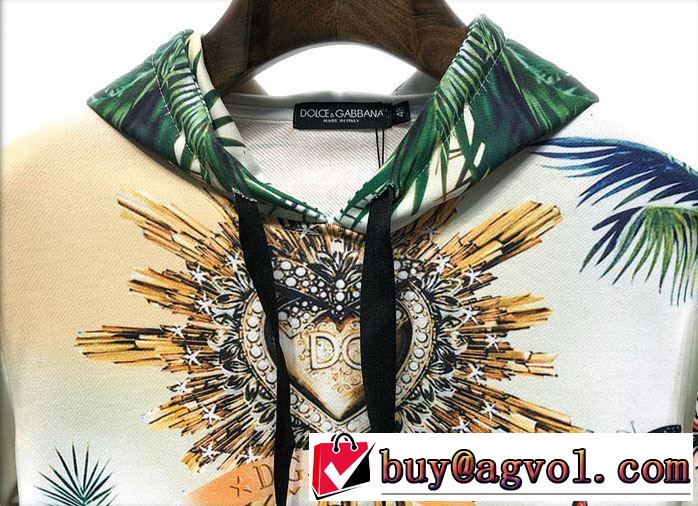 今年注目な新品セール ドルチェ＆ガッバーナ 秋冬とれんど新品目立ち Dolce&Gabbana2019秋冬最重要アイテム  パーカー