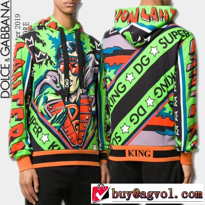 今年注目すべき秋冬ファッション ドルチェ＆ガッバーナヒットする秋冬コレクション  Dolce&Gabbana パーカー 2019トレンドアイテム激安 