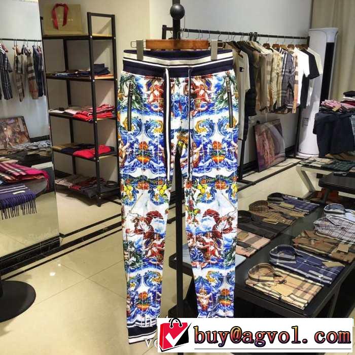スウェットコットンセットアップ秋冬Dolce&Gabbana  TROPICAL KINGプリント新作パーカー上下ドルガバ スーパーコピー通販