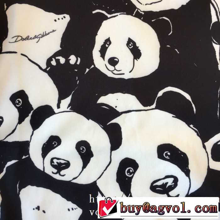 Dolce&Gabbana 激安ドルガバメンズパーカー通販おすすめスウェット長袖ｔシャツかわいいパンダプリント入手困難新作