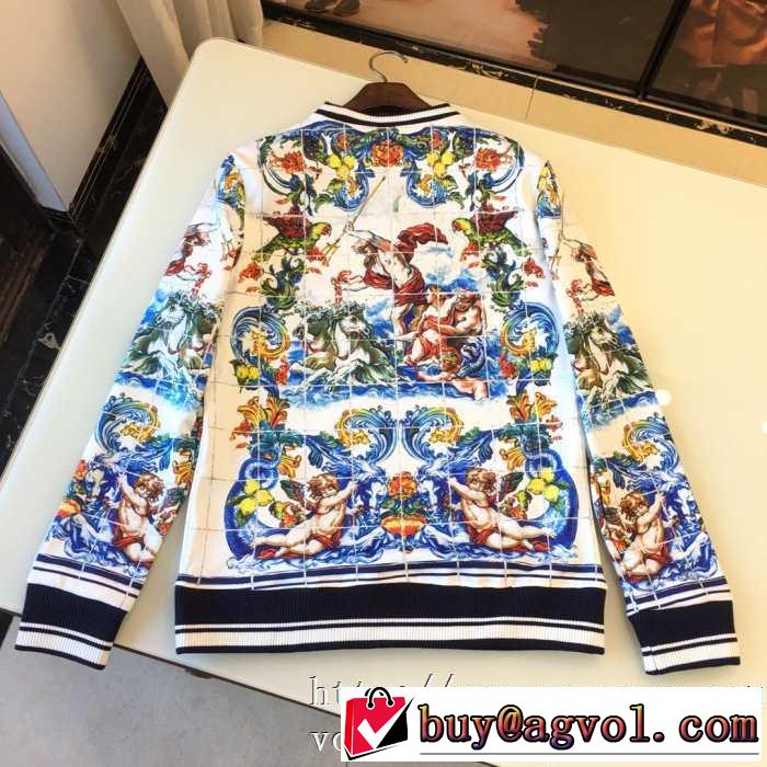 新作おすすめ今季限定Dolce&Gabbanaコットンスウェットシャツ TROPICAL KINGプリントロゴ パーカー 人気ランキングブランド
