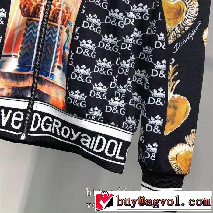高い防寒性能人気新着Dolce&Gabbana コピードルガバジャケット メンズ高級ブランドプリントエレガント安いアイテム