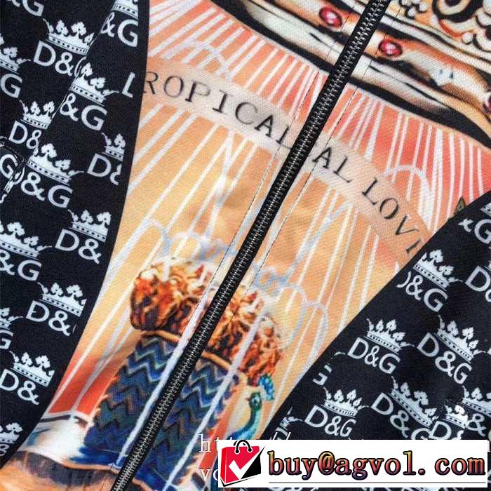 高い防寒性能人気新着Dolce&Gabbana コピードルガバジャケット メンズ高級ブランドプリントエレガント安いアイテム