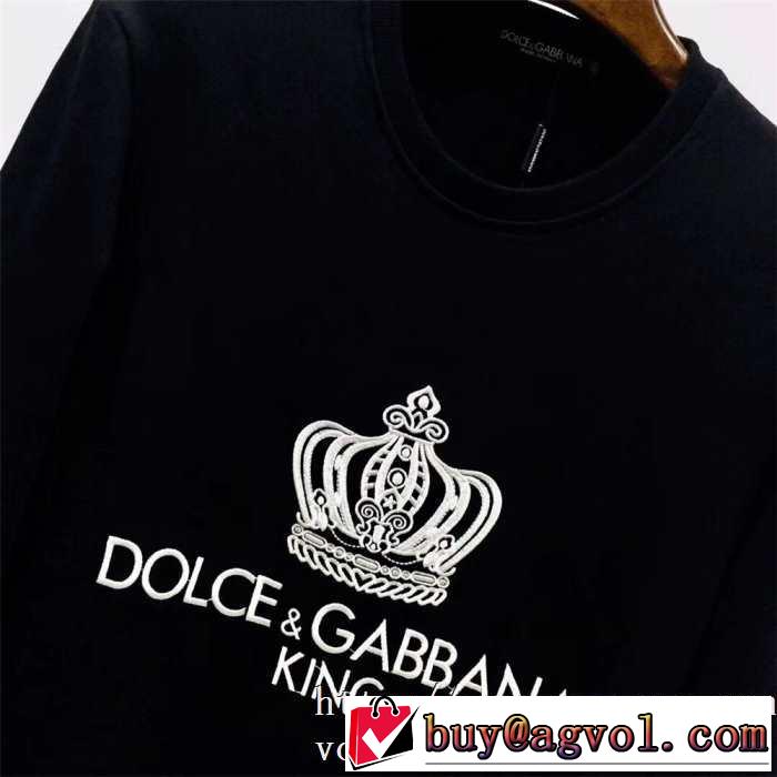 着心地も抜群大人ドルガバパーカーメンズ Dolce&Gabbana スウェットシャツ激安コピー オシャレコーデカジュアル風