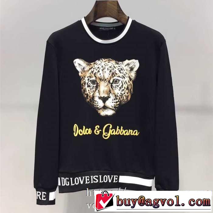 2019 /20AWコレクション人気ドルガバパーカーコピー Dolce&Gabbana スウェットシャツ サイズ感カジュアルコーディネート