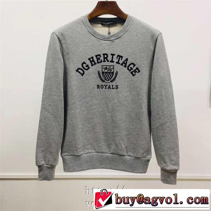 ドルガバ スウェットシャツ ジャージー ヘリテージプリントメンズコーデ おすすめDolce&Gabbana パーカーG9QI1TFU7DUN0000