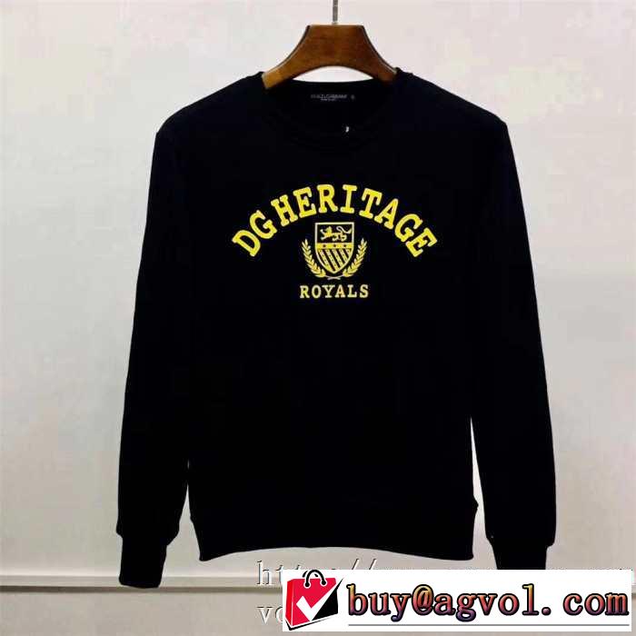ドルガバ スウェットシャツ ジャージー ヘリテージプリントメンズコーデ おすすめDolce&Gabbana パーカーG9QI1TFU7DUN0000