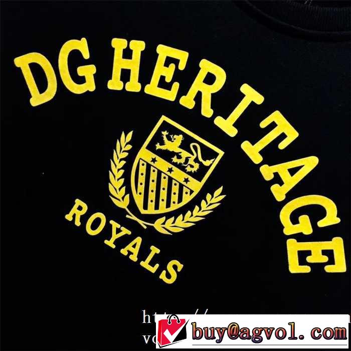 ドルガバ スウェットシャツ ジャージー ヘリテージプリントメンズコーデ おすすめDolce&Gabbana パーカーG9QI1TFU7DUN0000