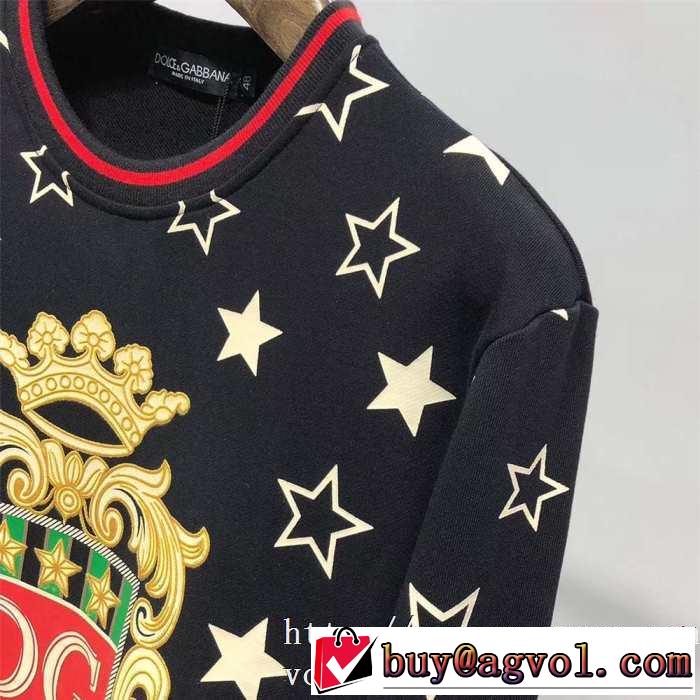 ドルガバ メンズパーカー おすすめDolce&Gabbana 激安 スーパーコピー 通販 秋冬コットンスウェットシャツ カジュアル コーデ