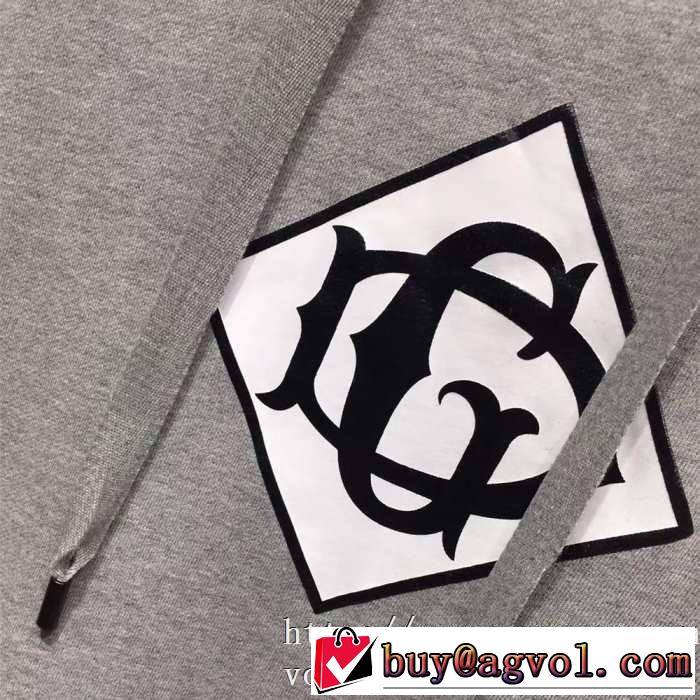 Dolce&Gabbana 激安ドルガバコピースウェットパーカ コットン DGロゴ パーカー 秋冬スウェットシャツG9OF9ZG7TWGN0000