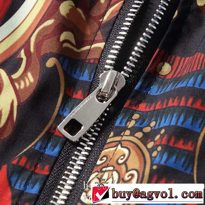 秋冬の最旬ドルガバメンズブルゾン シルク ヘラルドリープリントDolce&Gabbana コピー通販ジャケットエレガント限定商品