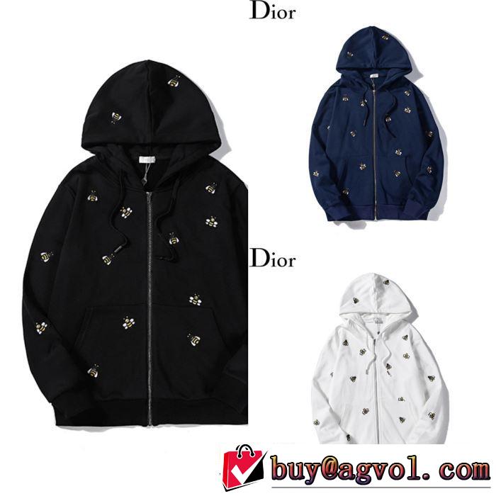 ディオール DIOR 毎日はちょっとイイ秋冬新品 3色可選 ファッショントレンドを早速チェック パーカー最速2019秋冬トレンドブランド 
