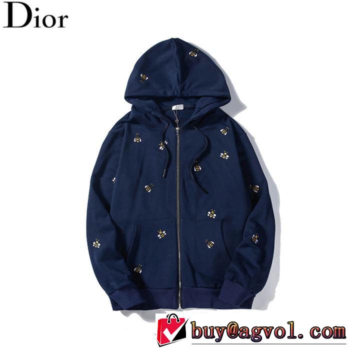 ディオール DIOR 毎日はちょっとイイ秋冬新品 3色可選 ファッショントレンドを早速チェック パーカー最速2019秋冬トレンドブランド