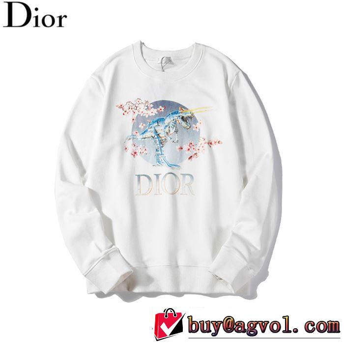人気ブランドの秋冬新色 ディオール 着心地もなめらかで快適 DIOR 3色可選  プルオーバーパーカー 2019トレンドカラー秋冬セール