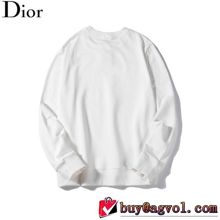 人気ブランドの秋冬新色 ディオール 着心地もなめらかで快適 DIOR 3色可選  プルオーバーパーカー 2019トレンドカラー秋冬セール